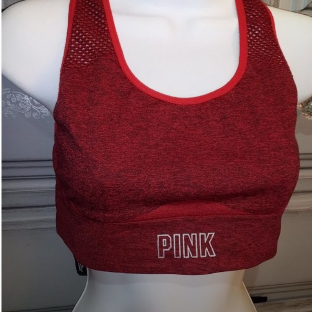 Victoria Secret Sport sports bra red size Medium EUC!